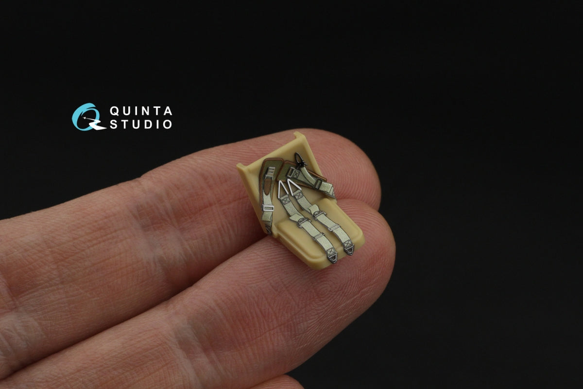 Quinta Studio QR+48096 WWII German fighter seat belts (with metal buckles) (All kits) 1/48 – zdjęcie 7