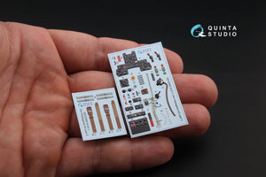 Quinta Studio QD32066 Ki-61-I 3D-Printed &amp;amp; coloured Interior on decal paper (for Hasegawa kit) 1/32 – zdjęcie 2