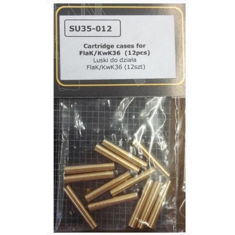 Étuis de cartouches Panzer Art SU35-012 pour canon de 8,8 cm KwK/Flak36 à l'échelle 1/35
