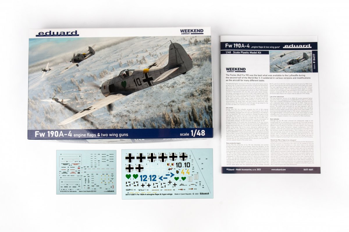 Eduard 84117 Fw 190A-4 w/ engine flaps &amp;amp; 2-gun wings 1/48 – zdjęcie 3
