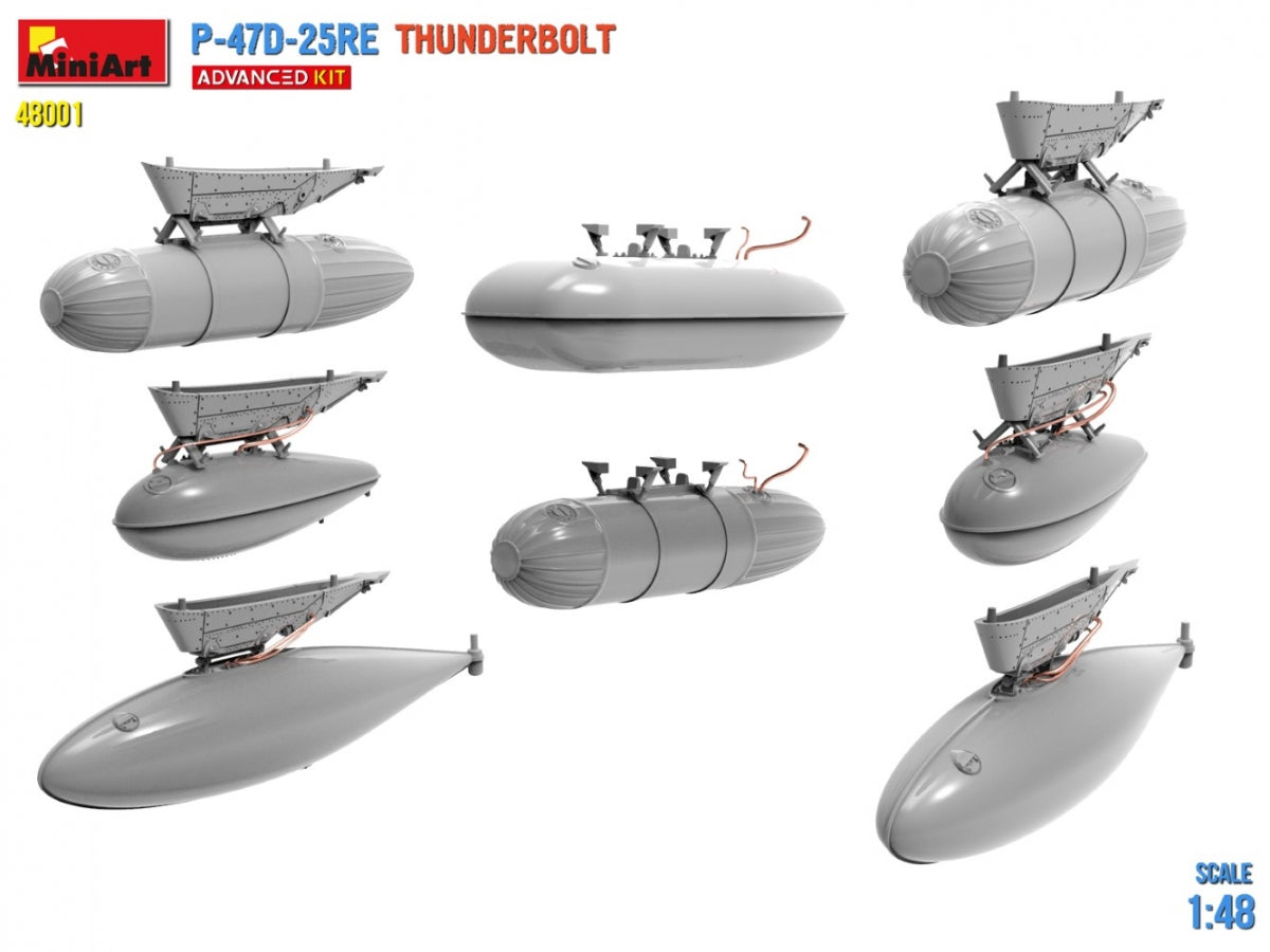 MiniArt 48001 P-47D-25RE Thunderbolt - Advanced Kit 1/48 – zdjęcie 9