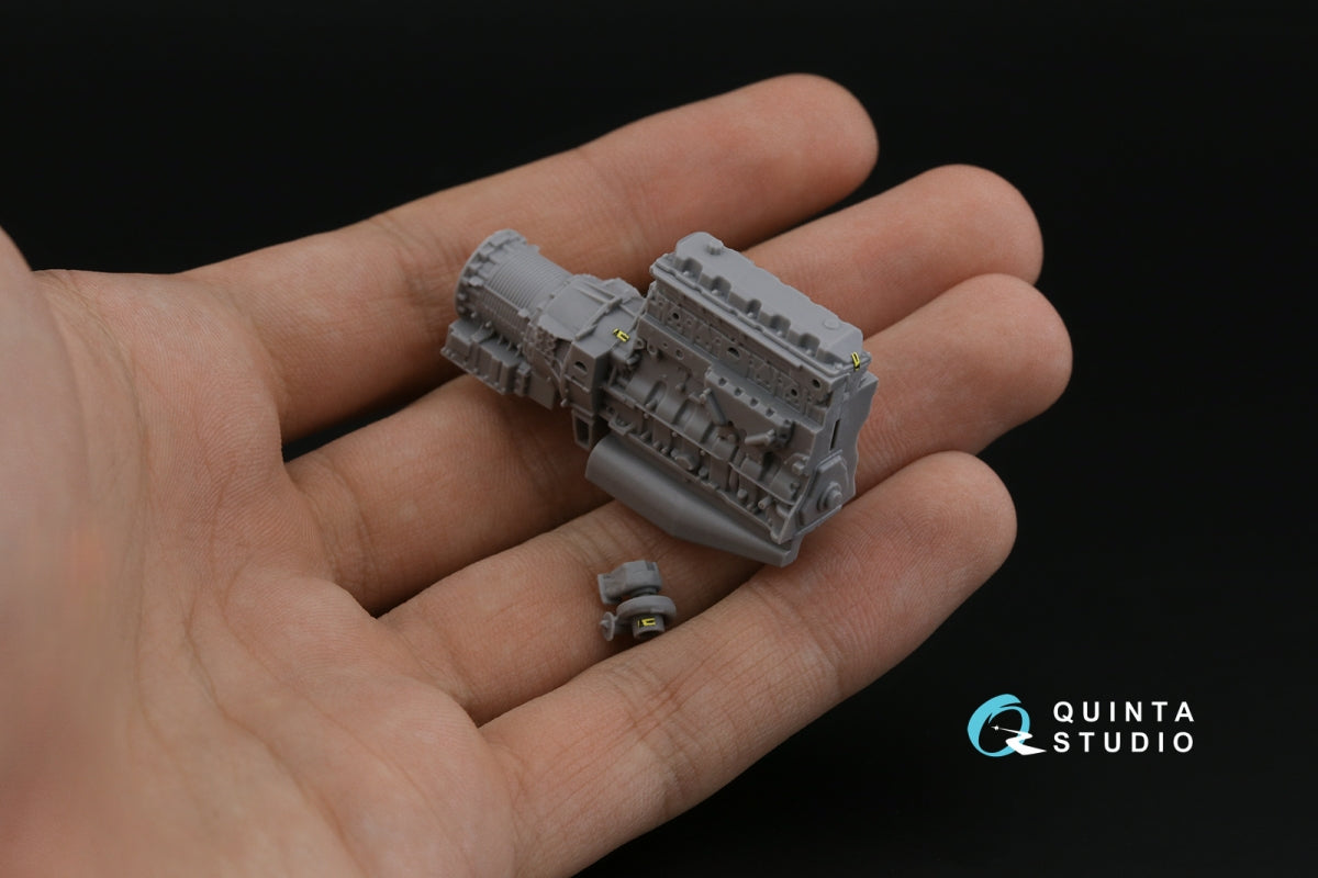Quinta Studio QDS-43001 KAMAZ-43509 3D-Printed colored Interior on decal paper (Zvezda) (Small version) 1/43 – image 13