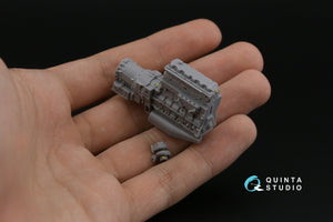 Quinta Studio QDS-43001 KAMAZ-43509 3D-Printed colored Interior on decal paper (Zvezda) (Small version) 1/43 – image 13