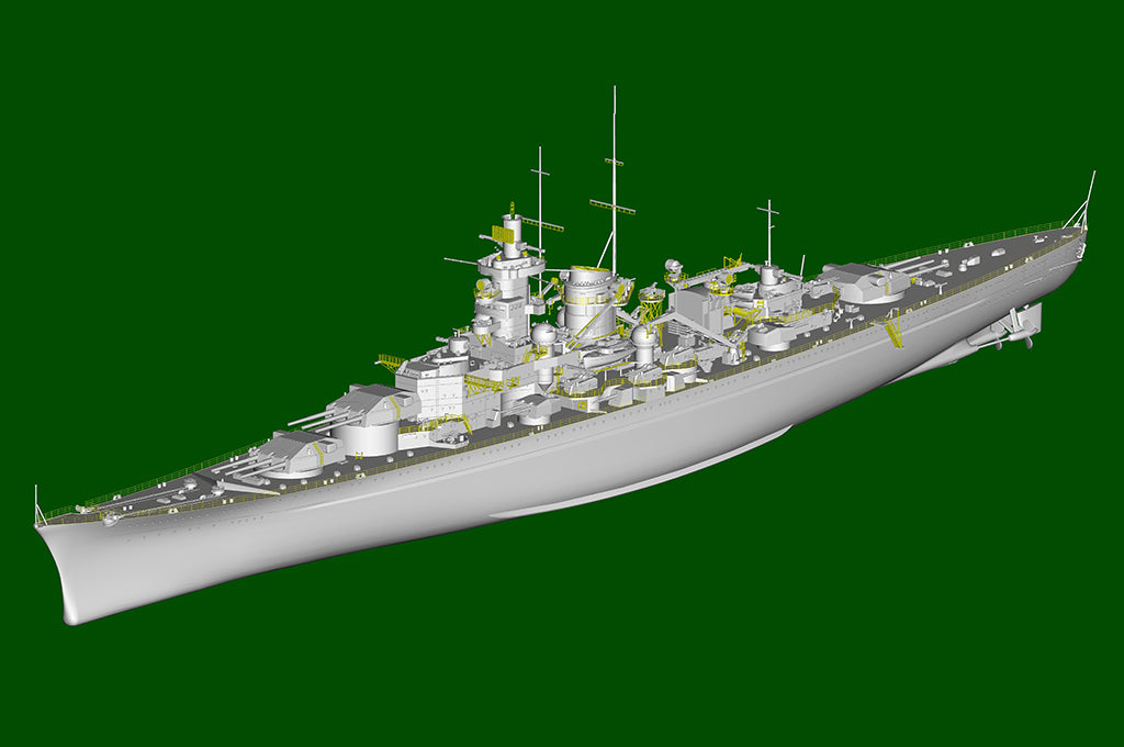Trumpeter 05360 German Gneisenau Battleship 1/350 – immagine 10