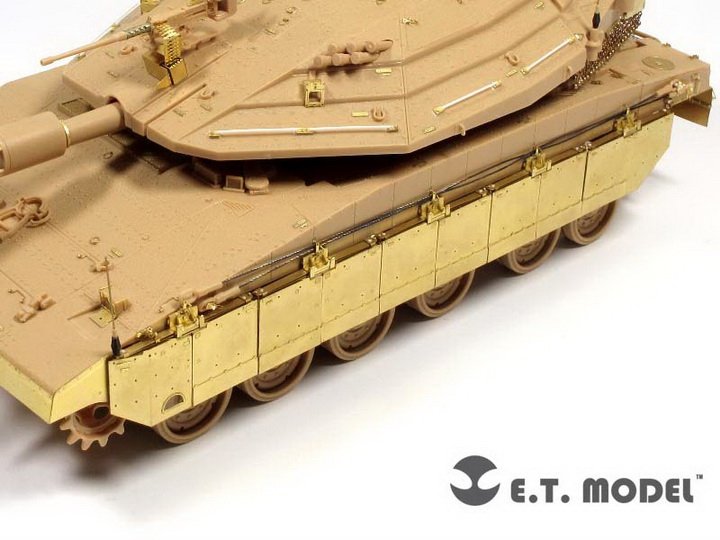 E.T. Model E35-098 Israel Merkava Mk.IV Tank LIC Side Skirts (For ACADEMY 13227) 1/35 – zdjęcie 4