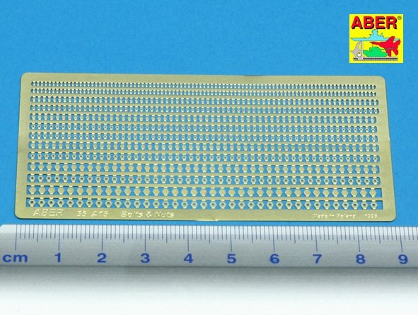 Aber 35A015 Śruby i nakrętki 1/35 – zdjęcie 2