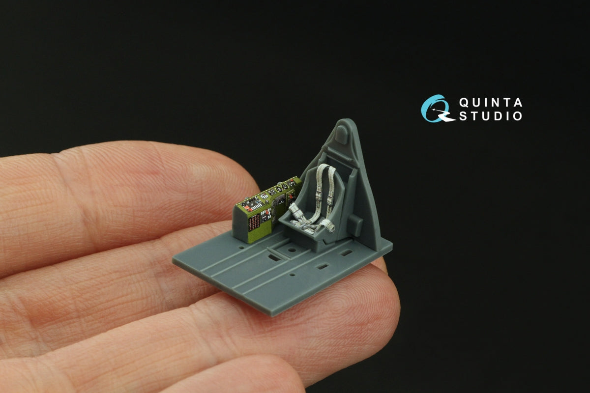 Quinta Studio QD72147 F6F-3 Hellcat 3D-Printed coloured Interior on decal paper (Eduard) 1/72 – zdjęcie 6