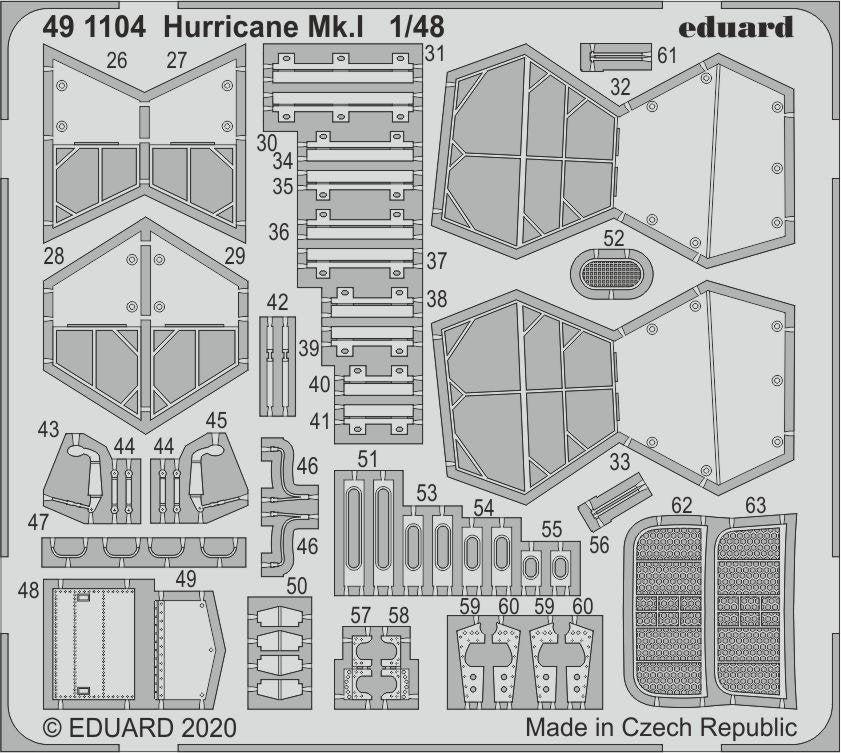 Eduard 491104 Hurricane Mk. I 1/48 AIRFIX – image 2