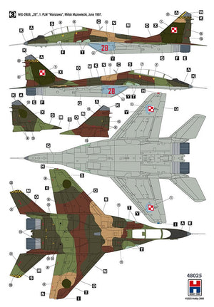 Hobby 2000 48025 MiG-29UB Polish Air Force 1/48 – zdjęcie 3