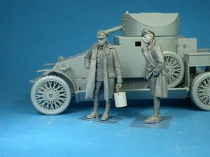 Copper State Models F35-007 British RNAS Armoured Car Division Crewman with a bucket 1/35 – Bild 2