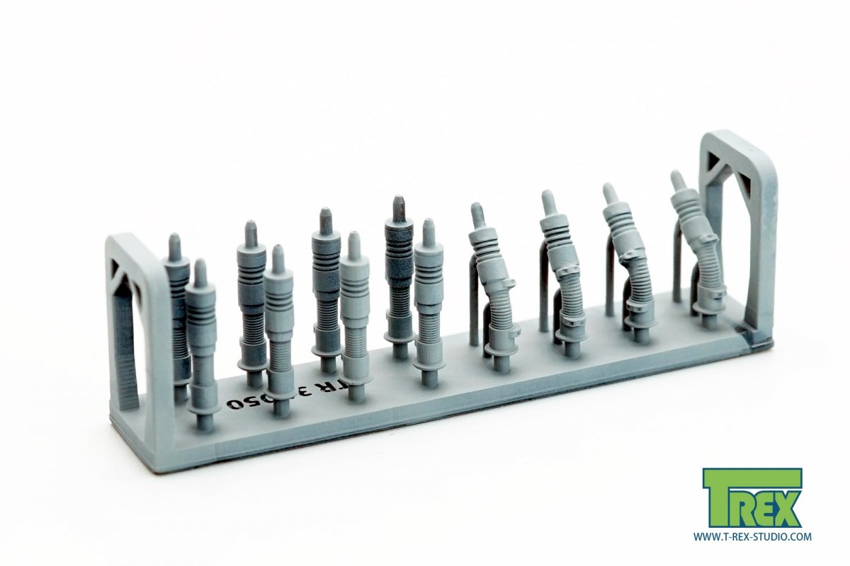 T-Rex Studio TR35050 Antenna Mount Set for WWII US AFV 1/35 – zdjęcie 2
