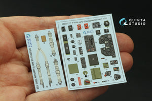 Quinta Studio QD32217 P-40N early 3D-Printed coloured Interior on decal paper (Hasegawa/Eduard) 1/32 – zdjęcie 3