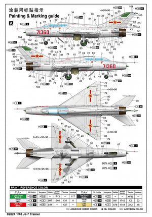 Trumpeter 02824 JJ-7 Trainer 1/48 – zdjęcie 3