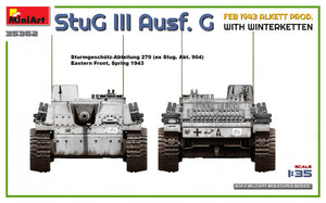 Mini Art 35362 StuG III Ausf. G FEB 1943 ALKETT PROD. WITH WINTERKETTEN 1/35 – Bild 10