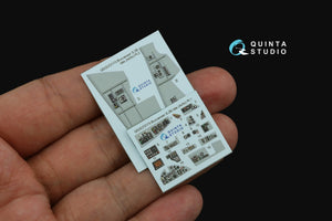 Quinta Studio QDS-72173 Blackburn Buccanneer S.2B Late 3D-Printed &amp;amp; colored Interior on decal paper (Airfix) (small version) 1/72 – image 3
