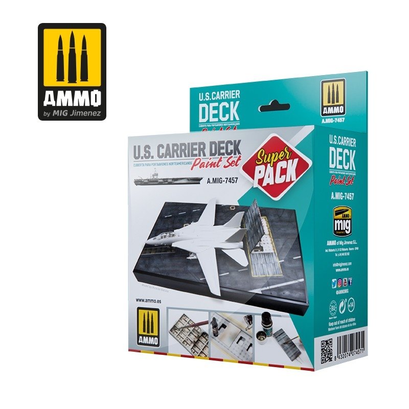 AMMO of Mig Jimenez 7457 U.S. Carrier Deck Paint Super Pack Set – zdjęcie 2
