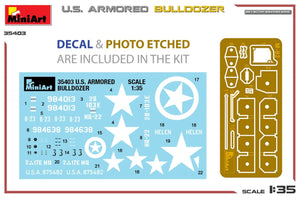 MiniArt 35403 U.S. ARMORED BULLDOZER 1/35 – zdjęcie 2