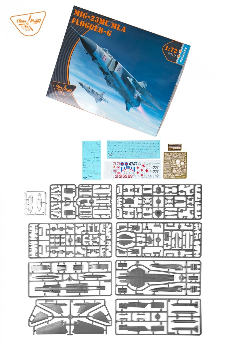 Clear Prop! CP72032 MiG-23ML/MLA Flogger-G ADVANCED KIT 1/72 – image 3