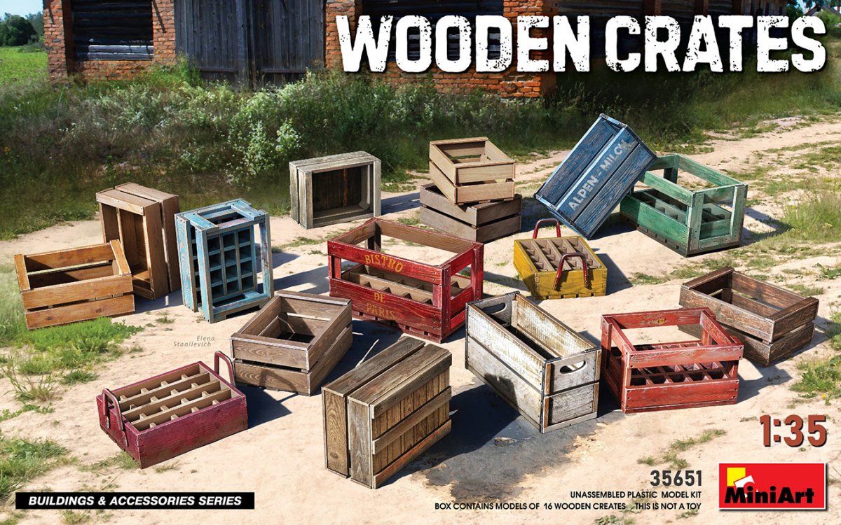 MiniArt 35651 WOODEN CRATES 1/35