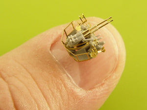 Master SM-350-091 USN 40 mm/56 Bofors twin mount ver.1 / with Mk-51 director - (resin, PE and turned parts) - (6pcs) 1/350 – image 5