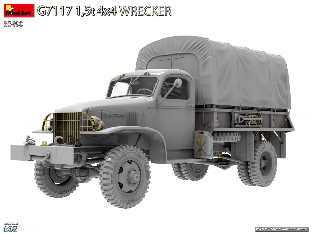MiniArt 35490 G7117 1,5t 4x4 Wrecker 1/35 – zdjęcie 4