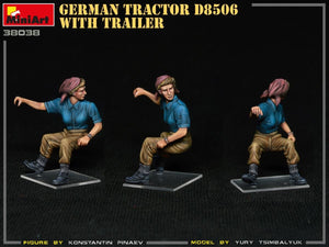MiniArt 38038 German Tractor D8506 with trailer 1/35 – zdjęcie 13