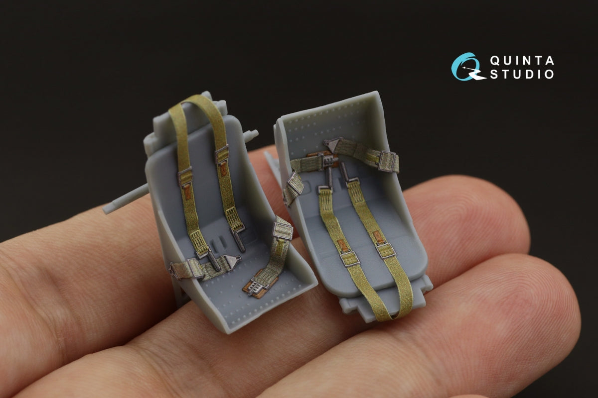 Quinta Studio QD32102 T-6G 3D-Printed coloured Interior on decal paper (Kitty Hawk) 1/32 – zdjęcie 8