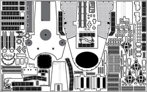 Pontos 23004F1 USS BB-61 Iowa 1944 Detail Up Set (Teak tone stained wooden deck) 1/200 – zdjęcie 18