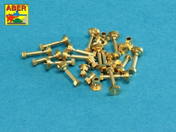 Aber 16110 Turned imitation of Hexagonal bolts &amp;amp;amp;amp;amp;amp; nuts 1,6 x 4,0 mm x 15 pcs. And 1,6mm nuts x 10 pcs. 1/16