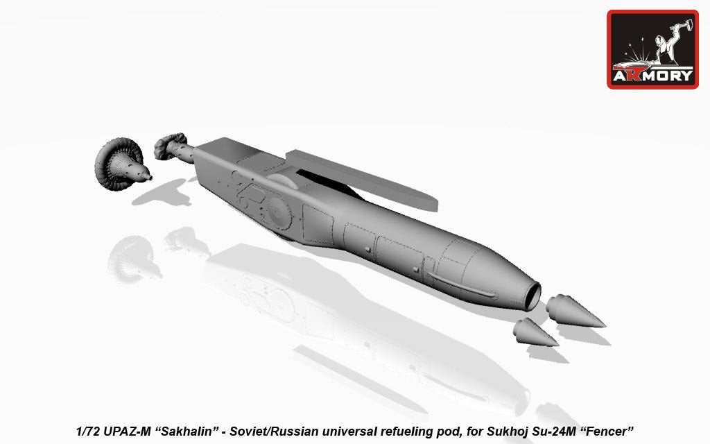 Armory Models ACA7276 UPAZ-M “Sakhalin”, Soviet/Russian universal refueling pod 1/72