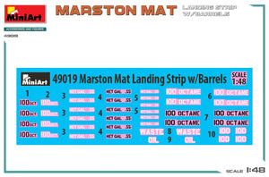 MiniArt 49019 MARSTON MAT LANDING STRIP w/BARRELS 1/48 – image 2