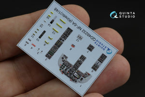 Quinta Studio QD48232 NF-5A 3D-Printed &amp;amp; coloured Interior on decal paper (Kinetic) 1/48 – immagine 12