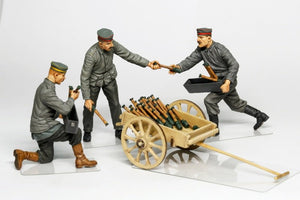 Copper State Models F32-006 German aerodrome personnel ordnance team with cart 1/32 – zdjęcie 3