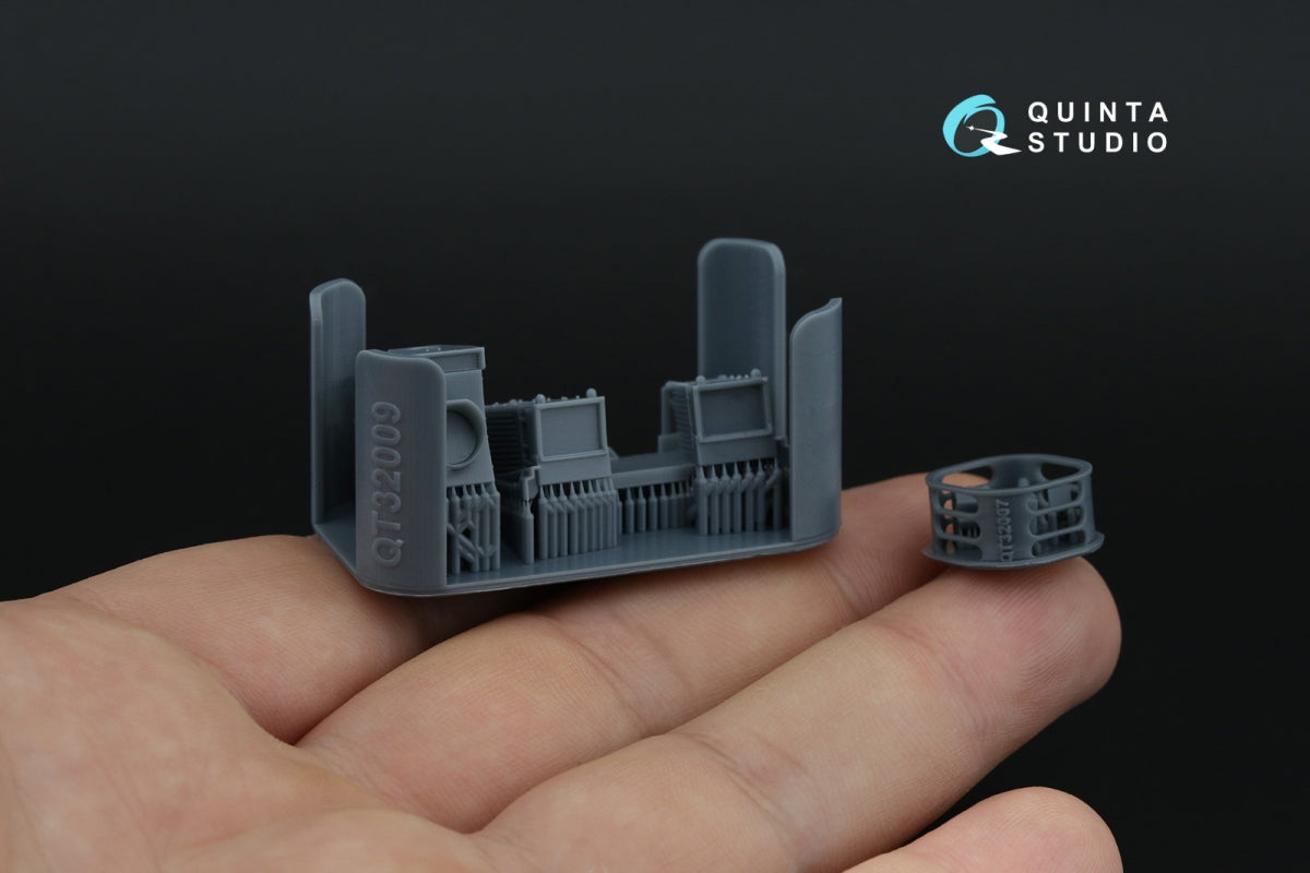 Quinta Studio QDS+32231 Tornado ECR German 3D-Printed &amp;amp; colored Interior on decal paper (Italeri) (Small version) (with 3D-printed resin parts) 1/32 – image 4