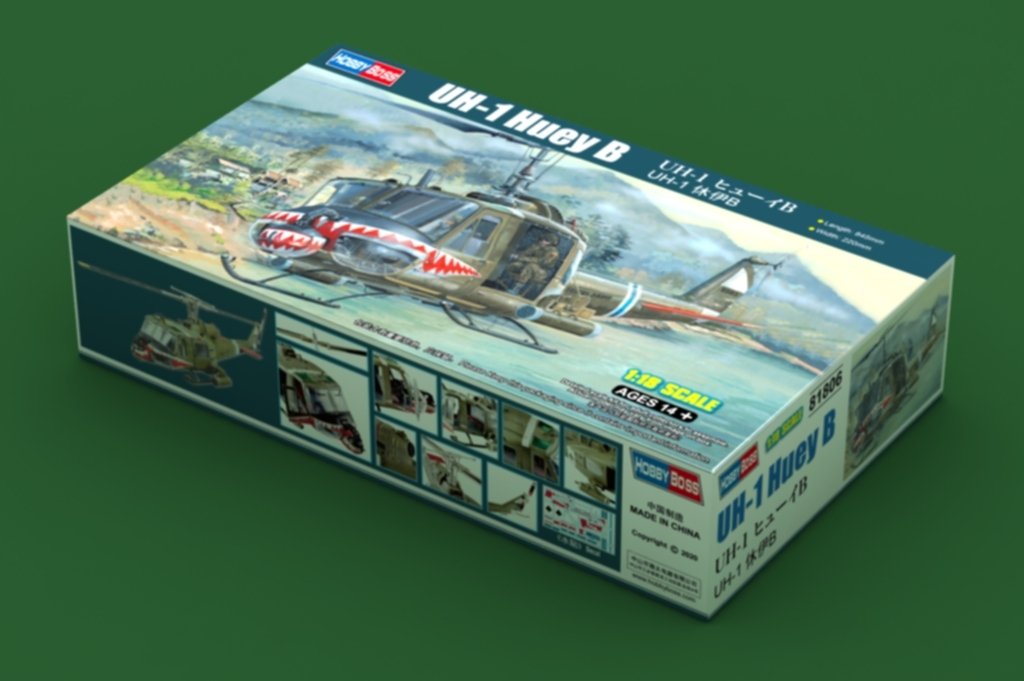Hobby Boss 81807 UH-1 HUEY B/C 1/18 – zdjęcie 2