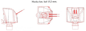 Master SM-350-118 Uzbrojenie francuskiego lekkiego krążownika Marseillaise - 152mm (9 szt.), 90mm (8 szt.), 13,2mm (8 szt.) lufy z żywicznymi mocowaniami (do modelu Trumpetera) 1/350 – zdjęcie 16