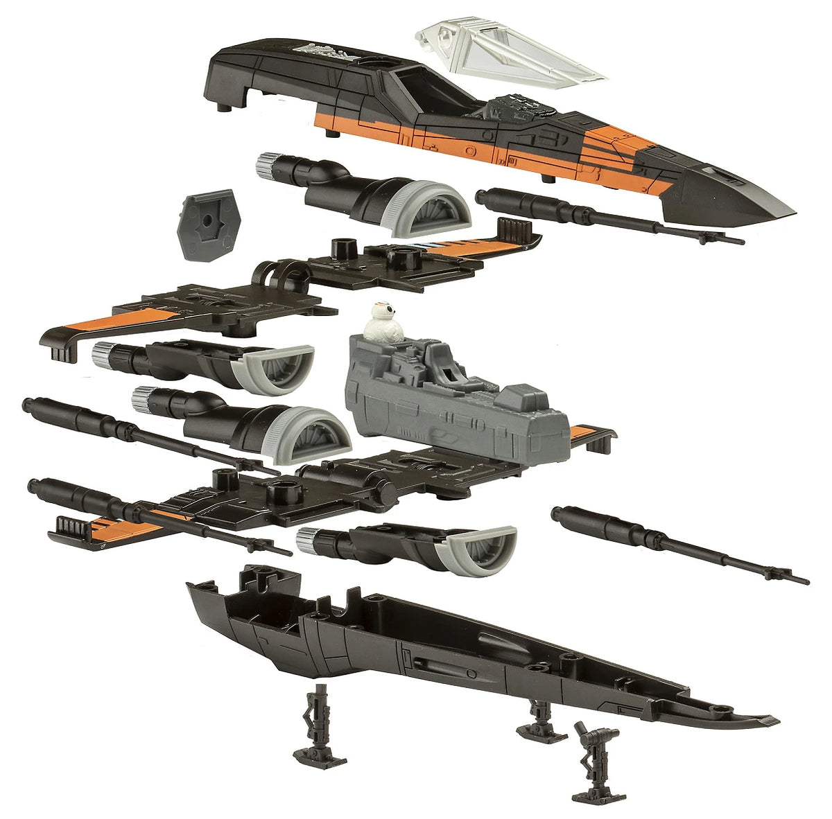Revell 06564 Poe&amp;#39;s X-Wing Fighter w/sound 1/78 – Bild 6