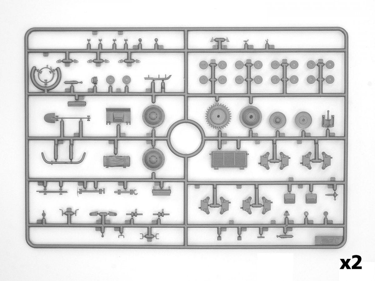 ICM 35340 10.5cm leFH 16(Sf) auf Geschutzwagen FCM36 (f) 1/35 – zdjęcie 10