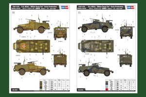 Hobby Boss 82451 US M3A1 White Scout Car Early Production (1/35) – image 3
