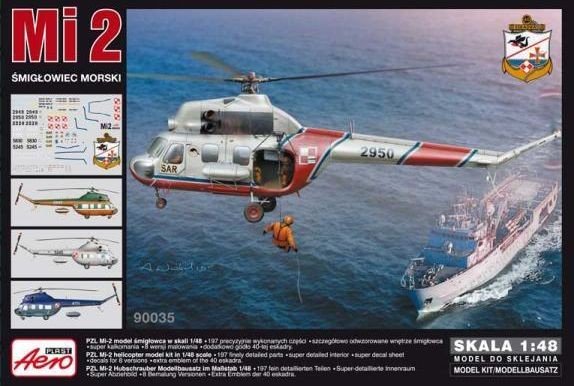 Aeroplast 90035 Mi-2 śmigłowiec morski 1/48