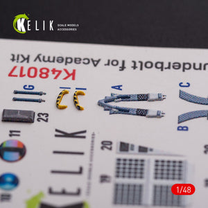 KELIK K48017 A-10C &amp;quot;Thunderbolt &amp;quot; interior 3D decals for Academy kit 1/48 – zdjęcie 6