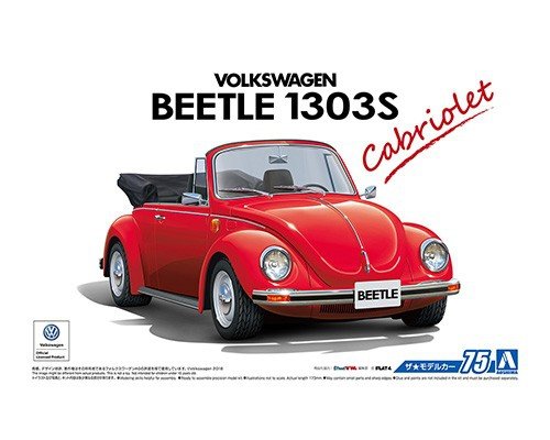 Aoshima 05572 VOLKSWAGEN 15ADK Beetle 1303S Cabriolet &amp;#39;75 1/24