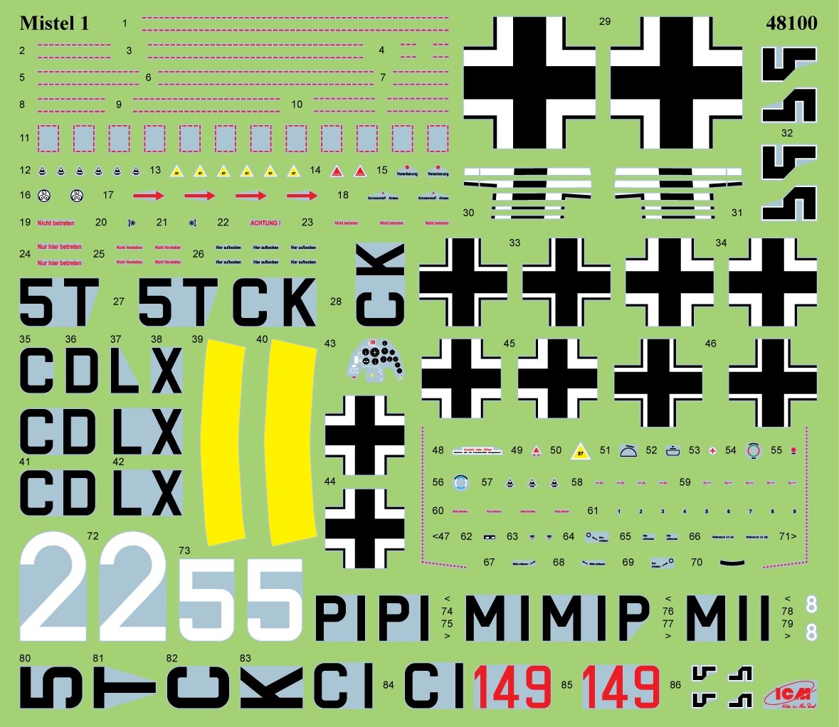 ICM 48100 Mistel 1 WWII German Composite Aircraft 1/48 – zdjęcie 23