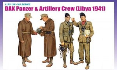 Dragon 6693 DAK Panzer Artillery Crew (Libya 1941) 1/35