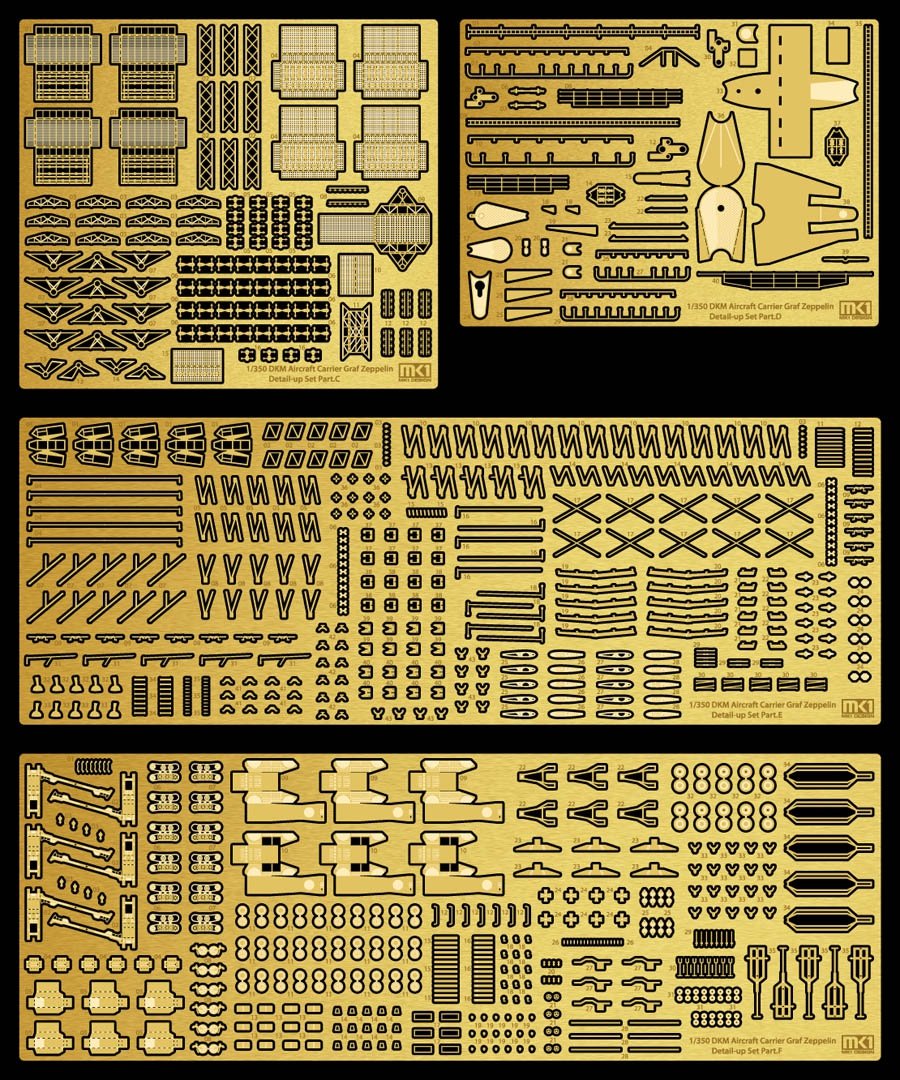 MK1 Design MD-35028 DKM Graf Zeppelin DX 1/350 – zdjęcie 8