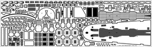 Pontos 37026FN USS BB-63 Missouri 1945 Advanced Detail Up Set (Teak tone stained wooden deck) 1/350 – image 25