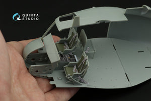 Quinta Studio QD35049 UH-1C 3D-Printed &amp;amp; coloured Interior on decal paper ( Academy ) 1/35 – zdjęcie 7