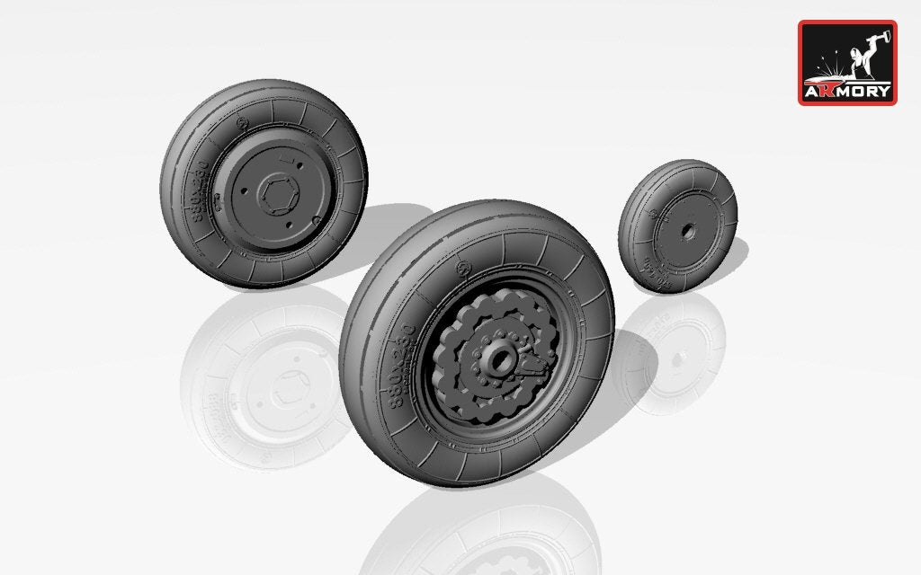 Armory Models AW48005 Sukhoj Su-7B early wheels 1/48