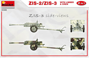 MiniArt 35369 ZiS-2/ZiS-3 with Limber &amp;amp; Crew 1/35 – zdjęcie 3