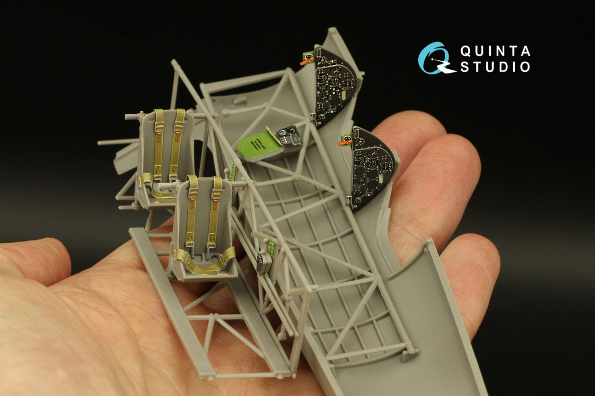 Quinta Studio QD32161 PT-13 Kaydet 3D-Printed &amp;amp; colored Interior on decal paper (Roden) 1/32 – image 10